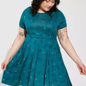 Torrid Netflix Stranger Things Graphic Skater Dress Size 1X (14/16)
